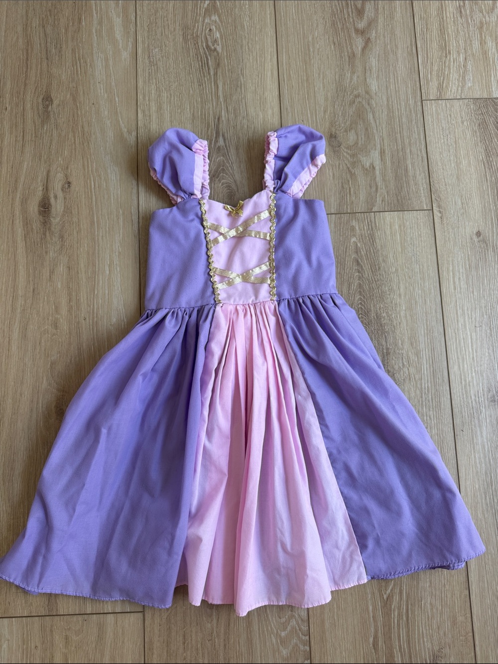 Rapunzel Girls Lavender and Pink Princess Costume Dress
